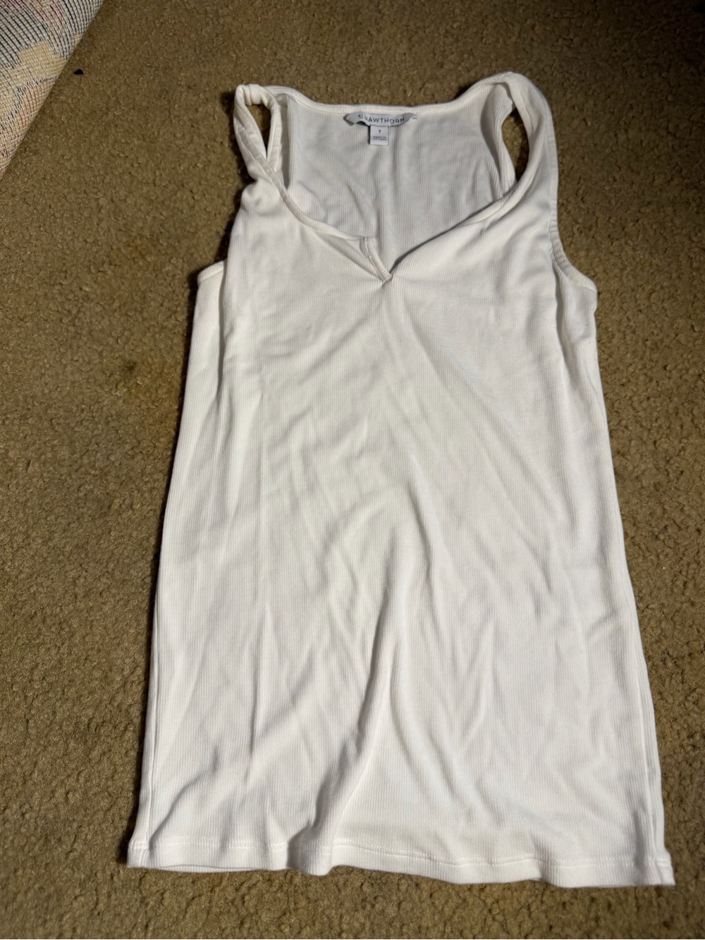 41Hawthorn Women's White Sleeveless Blouse Size S